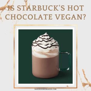 Is Starbuck's Hot Chocolate Vegan?