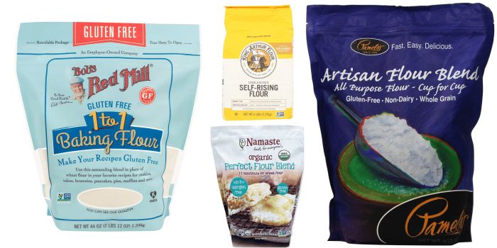 Which companies produce gluten-free flour?