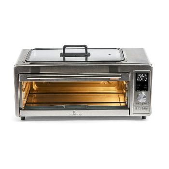Emeril Power Grill 360, 6-In-1 Countertop Convection Toaster Oven With Top Indoor Grill, Air Fry