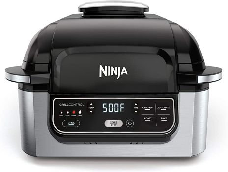 Ninja AG301 Foodi 5-in-1 Indoor Grill with Air Fry