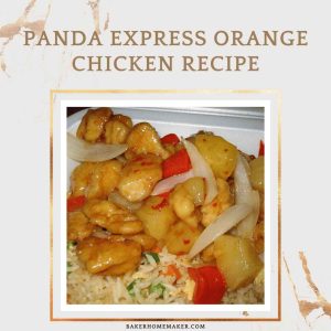 Panda Express Orange Chicken Recipe